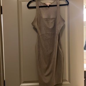 Suede Philosophy Mini Dress